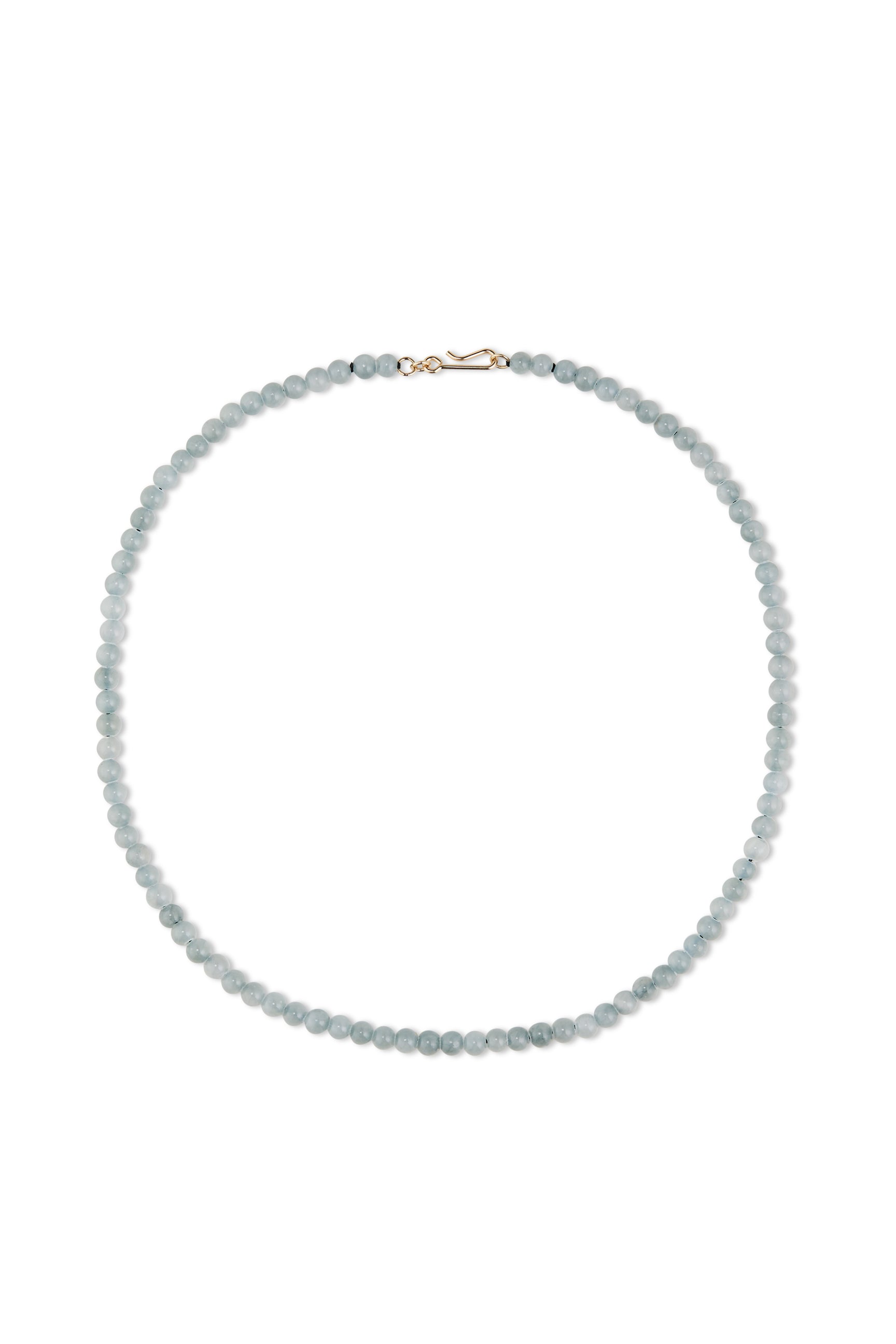 Petite Boule Necklace Grey Mashan Jade