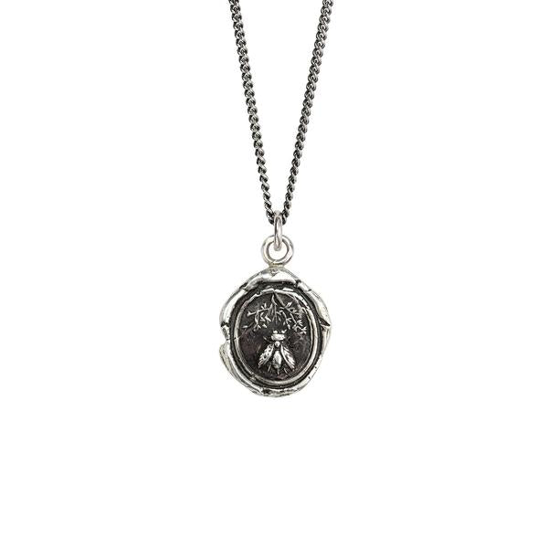 Tireless Talisman Necklace Silver