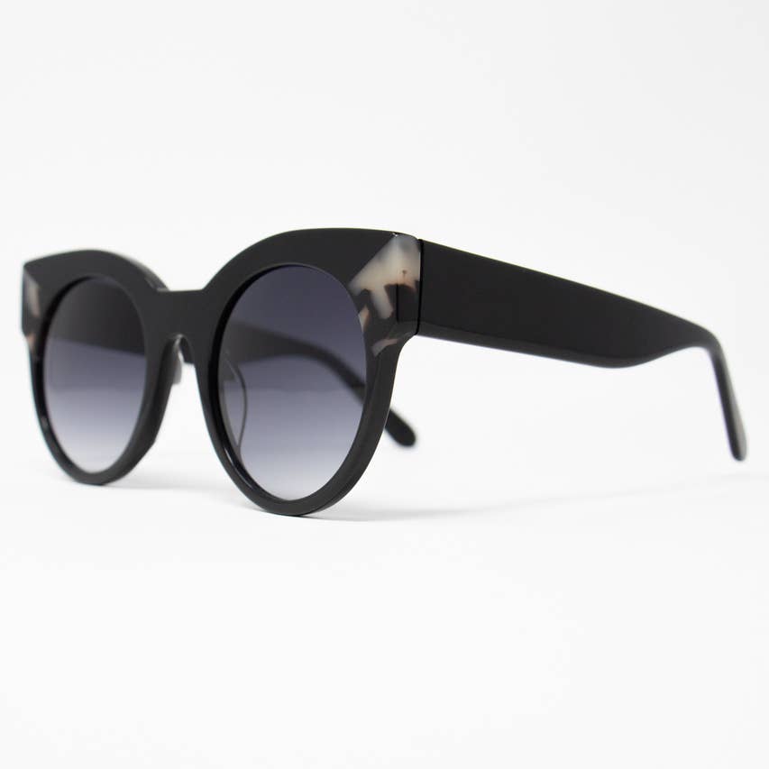 Torino Sunglasses Two-Toned Black