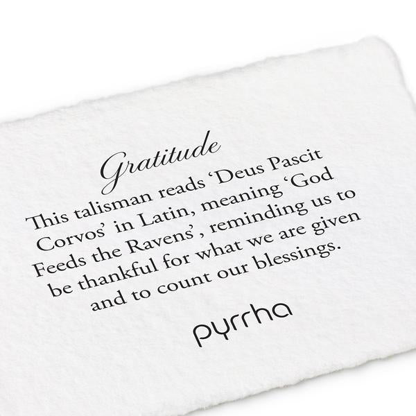 Gratitude Talisman Meaning Card