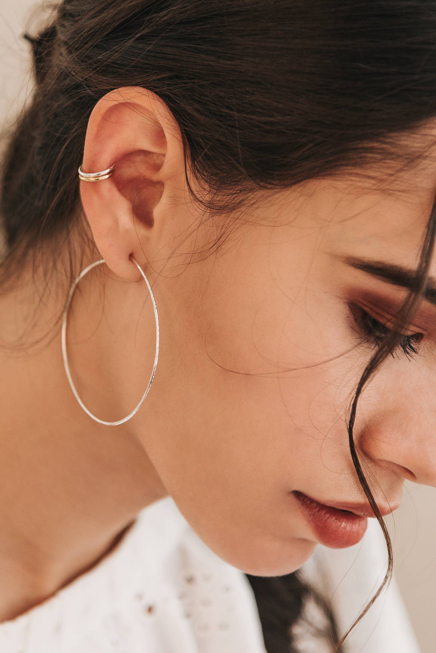 Pull-Me-Through Hoops Silver