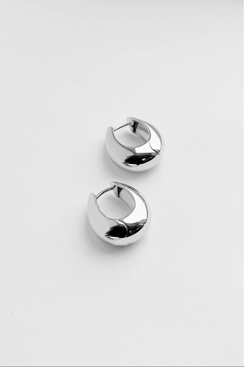 Hazel Hoops Silver