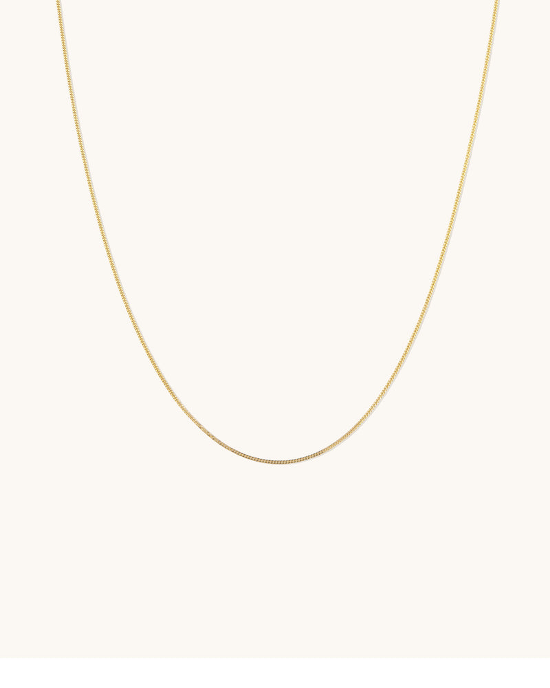 10K Curb Chain Necklace