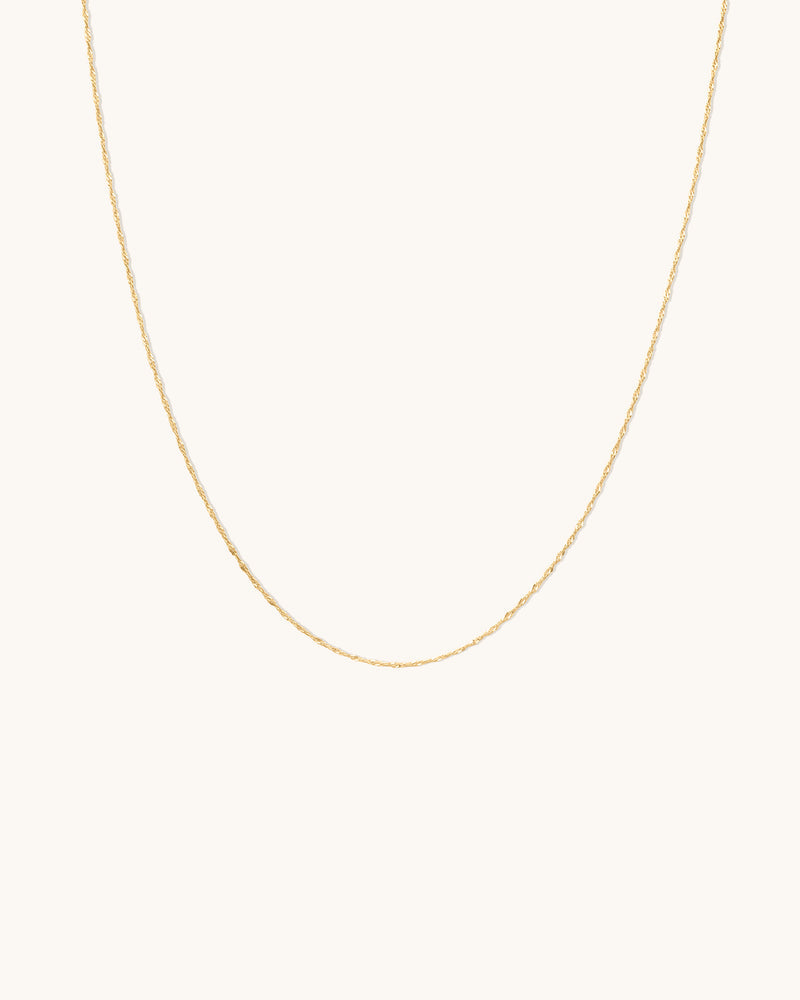 10K Singapore Chain Necklace