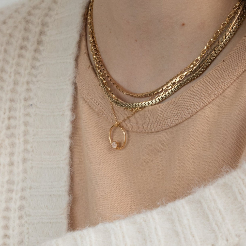 Beech Necklace Moonstone