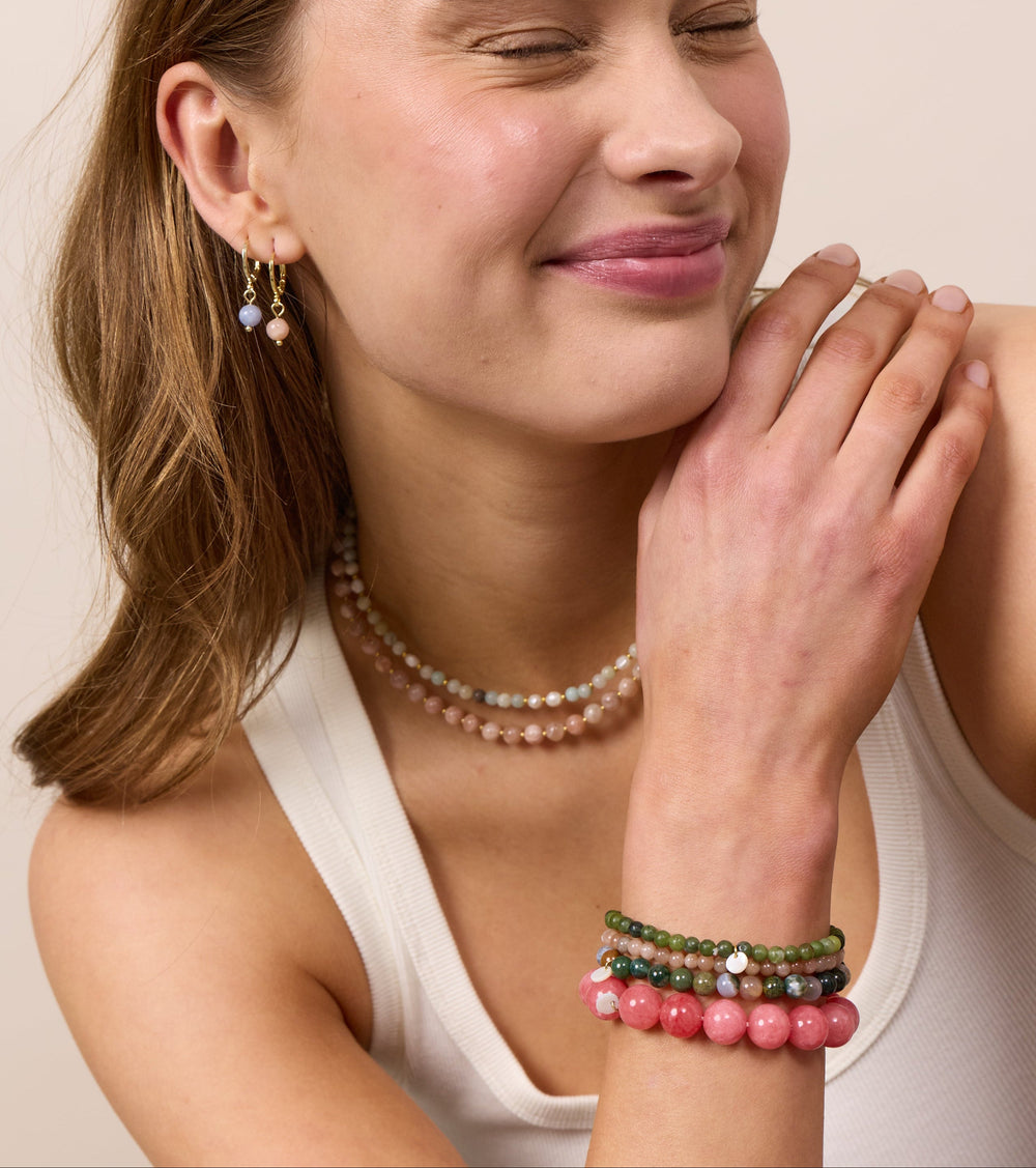 Petite Stretch Bracelet Southern Jade