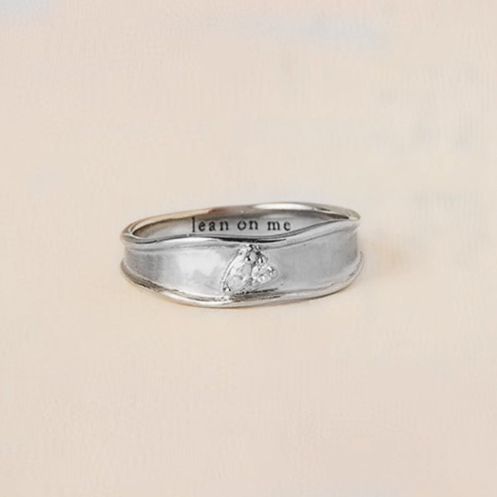 Lean On Me Band Ring