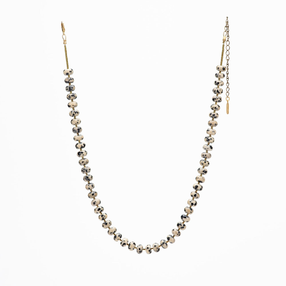 Marlow Necklace Dalmation Jasper