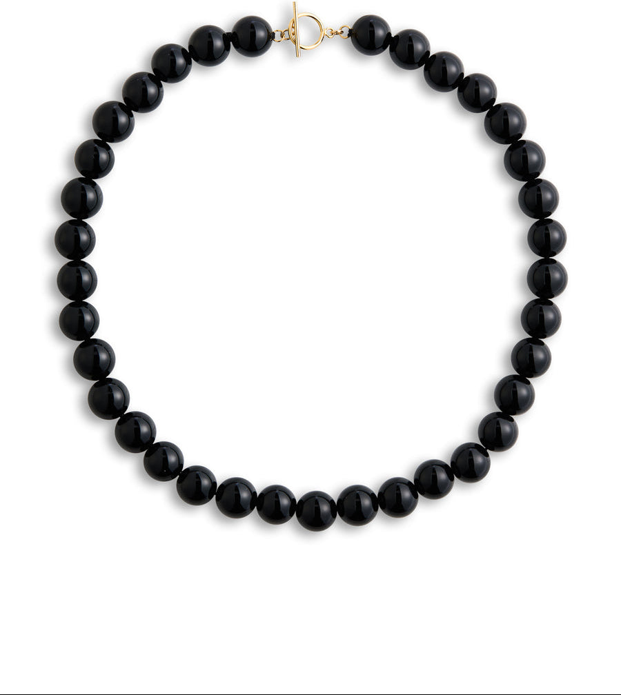 Grande Boule Necklace Black Tourmaline