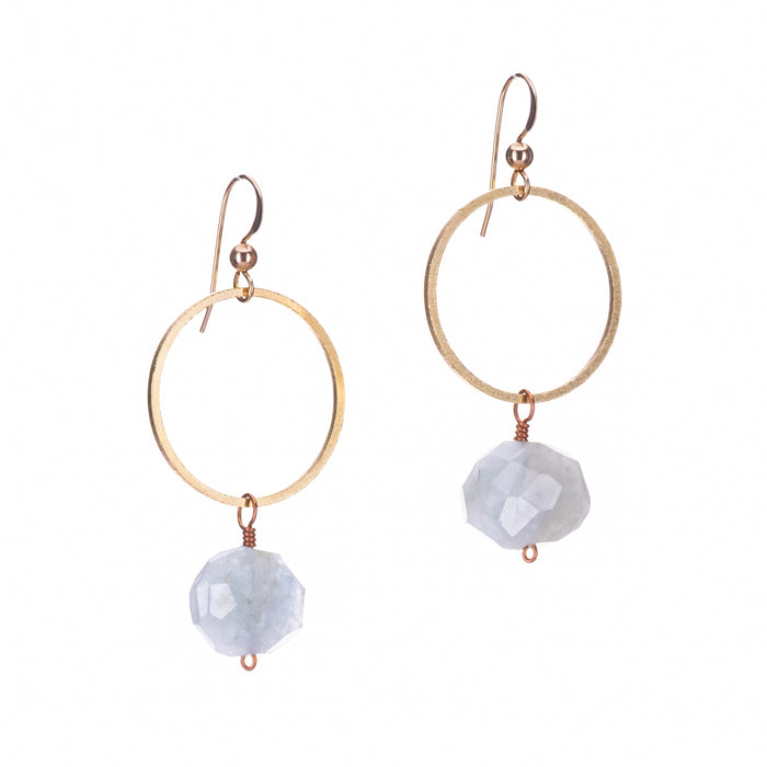 XL Rhea Earrings Aquamarine