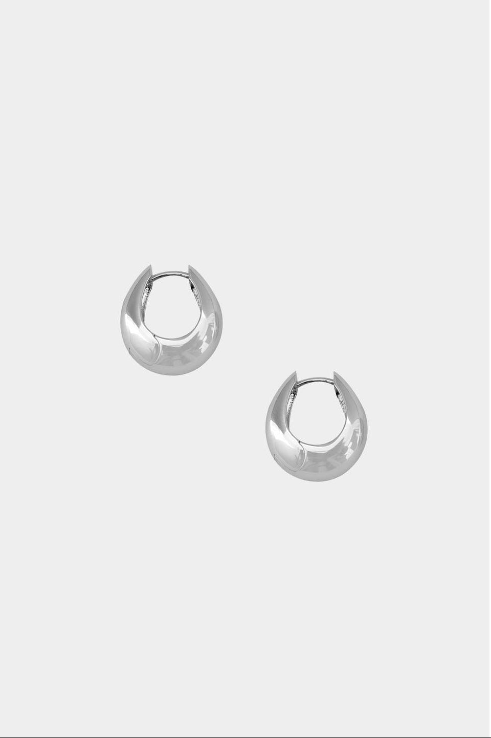 Hazel Hoops Silver