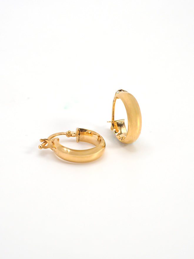 4mm Gold Huggies