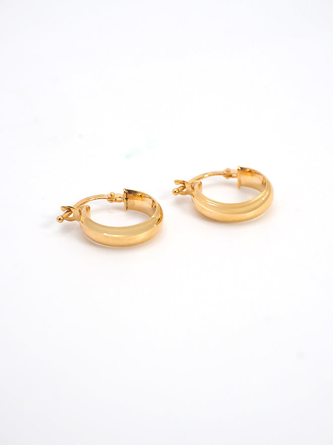 4mm Gold Huggies