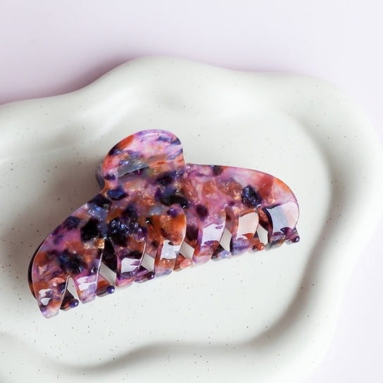 The Agatha Hair Clip Plum Multi