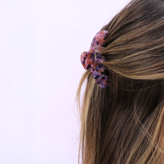 The Agatha Hair Clip Plum Multi