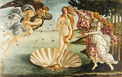 Masterpiece Candle Birth of Venus