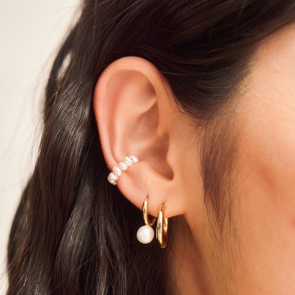 April Earrings Silver