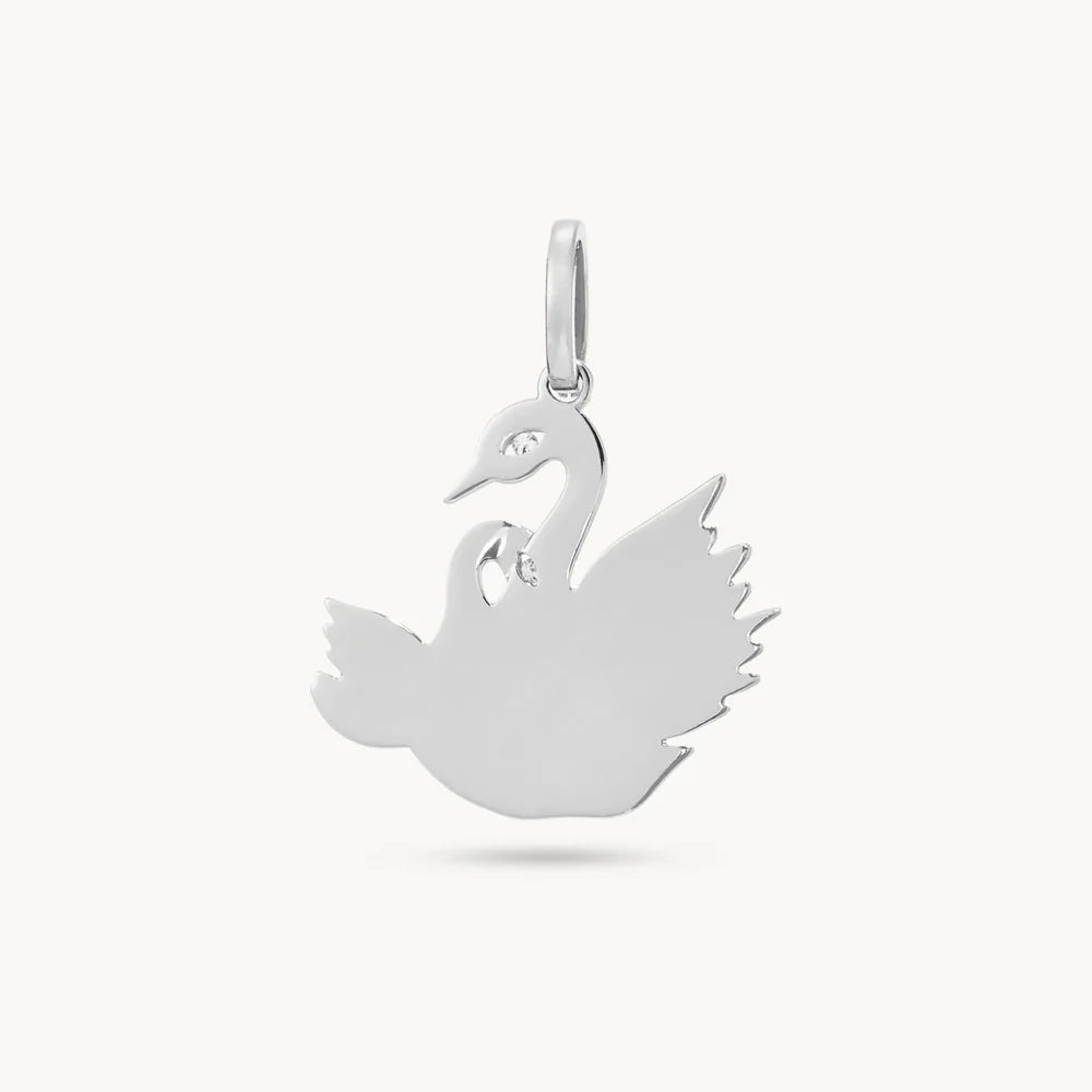 Swan Mama Charm