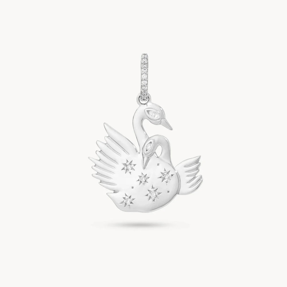 Swan Mama Charm
