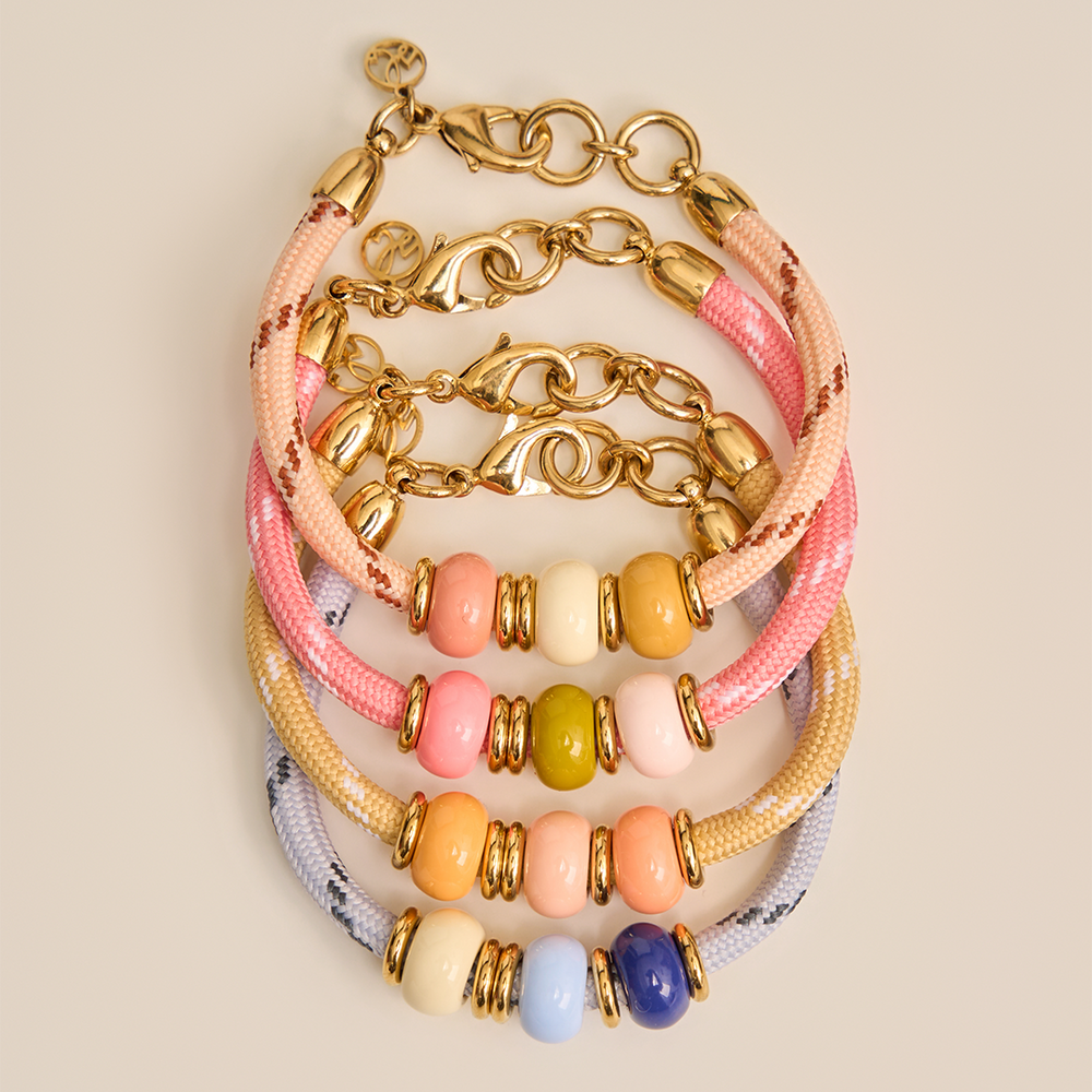 Sugar Blossom Cord Bracelet Sunkissed
