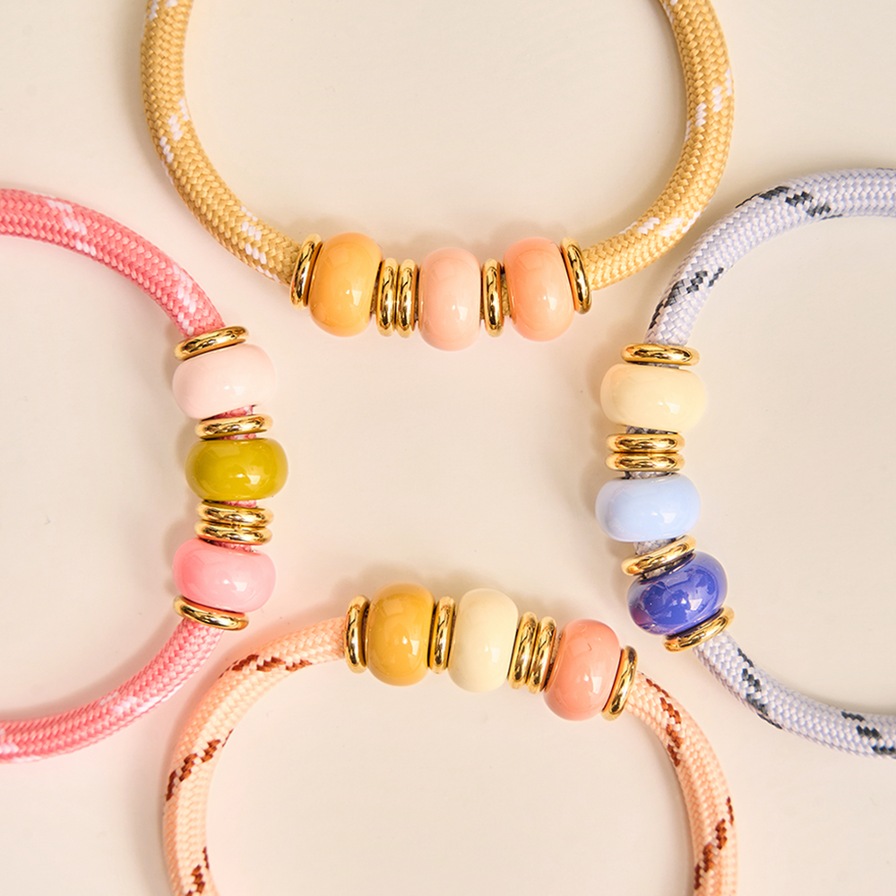 Sugar Blossom Cord Bracelet Sunkissed