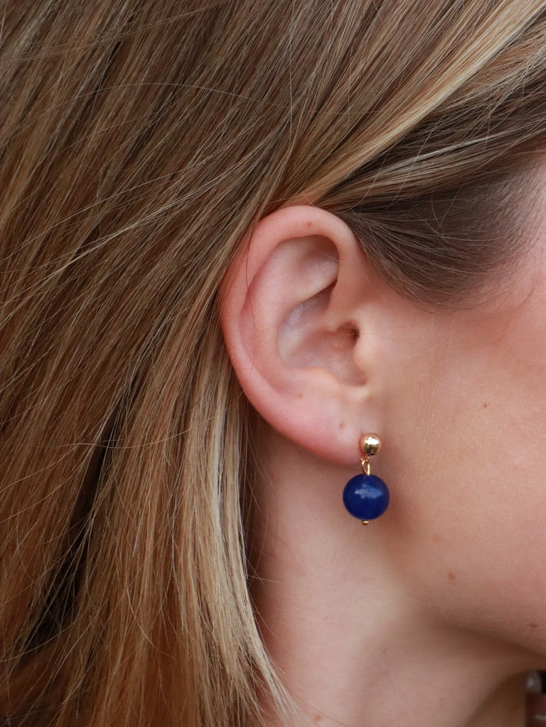 Nora Earrings Lapis Lazuli