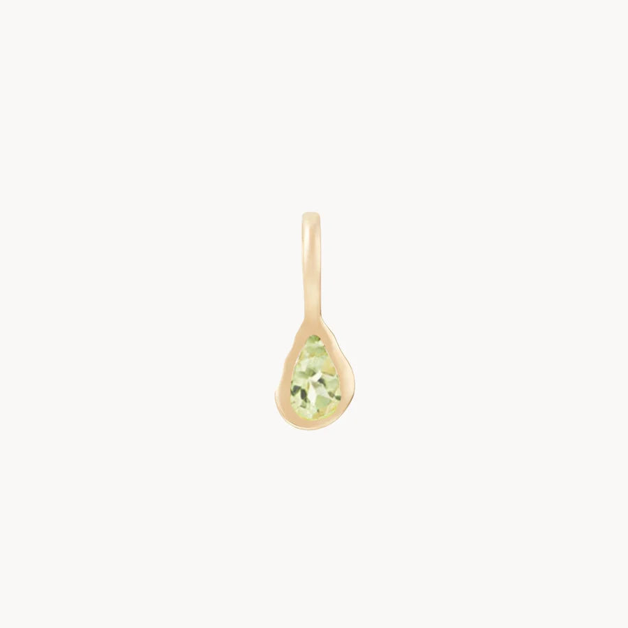 Pear Cut Mood Birthstone Charm