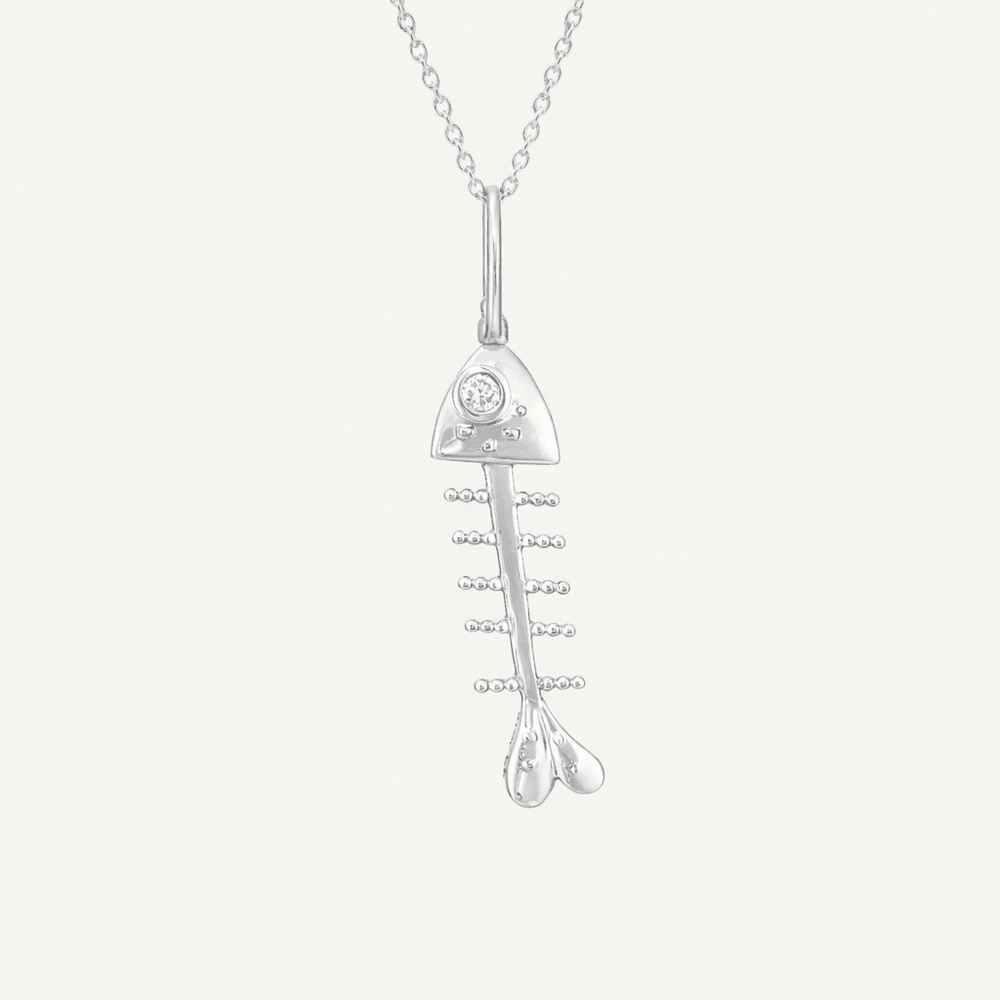 Bare Bones Fish Charm