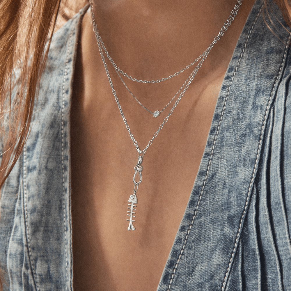 Bare Bones Fish Charm