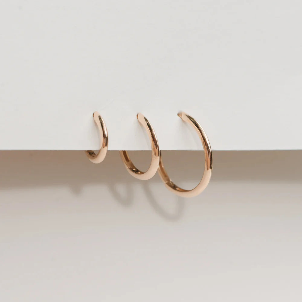 14K The Large Perfect Everyday Hoops