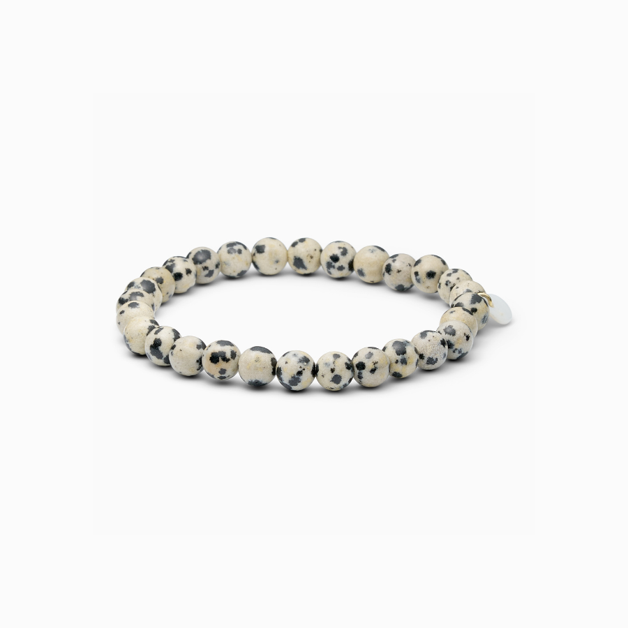Essential Stretch Bracelet Dalmatian Jasper