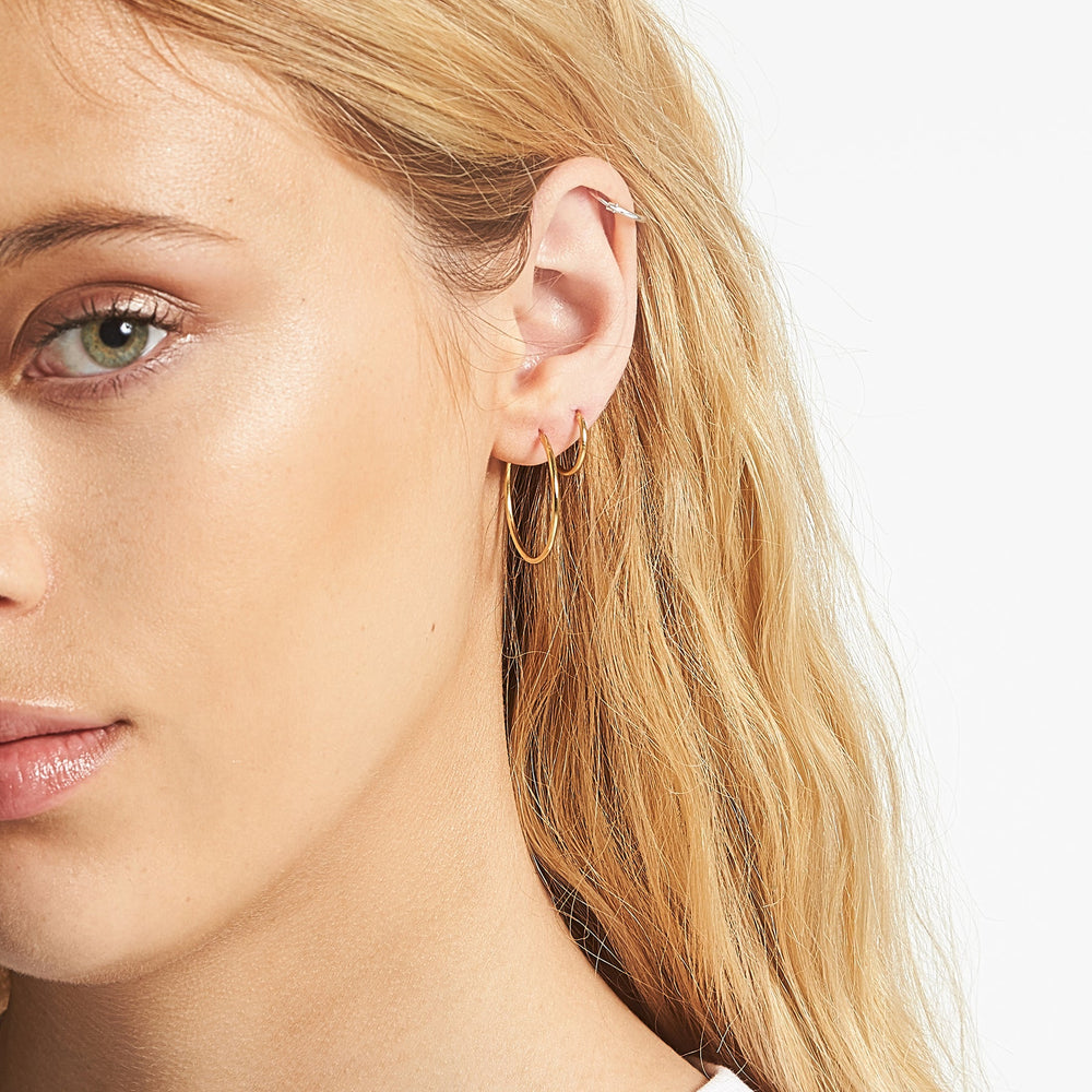 Gold Vermeil Hoops