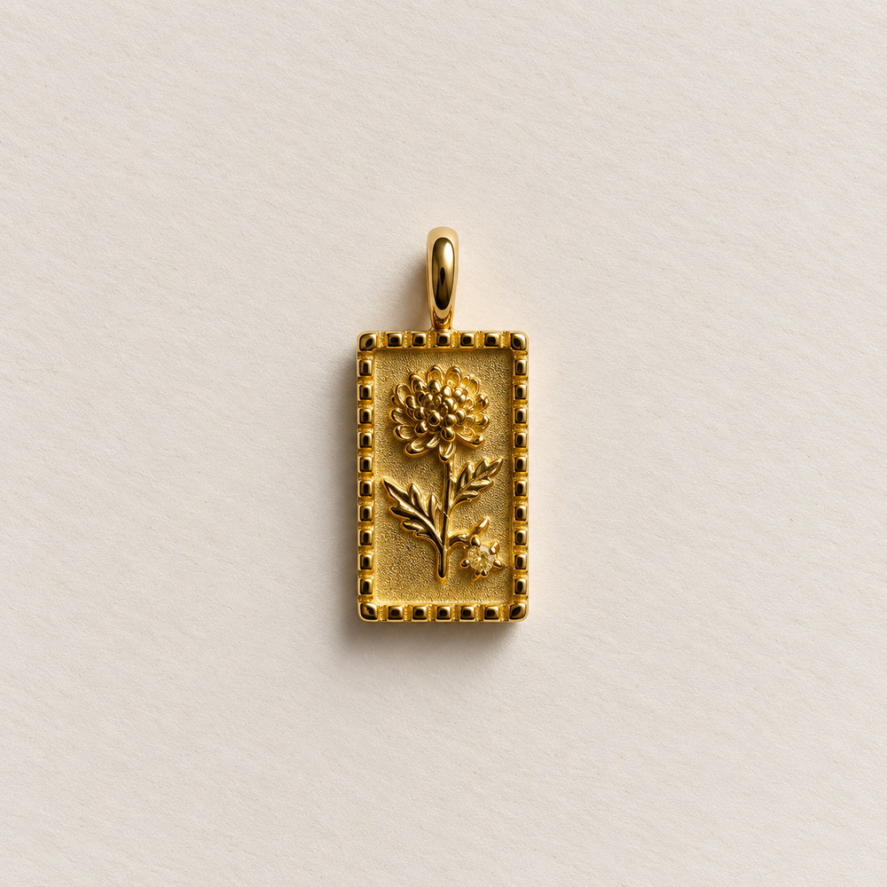 November Garden Charm - Mum