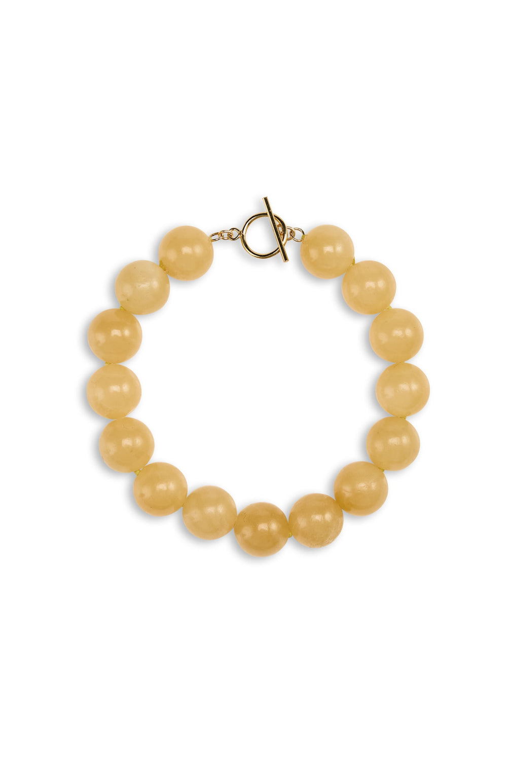 Grande Boule Bracelet Honey Jade