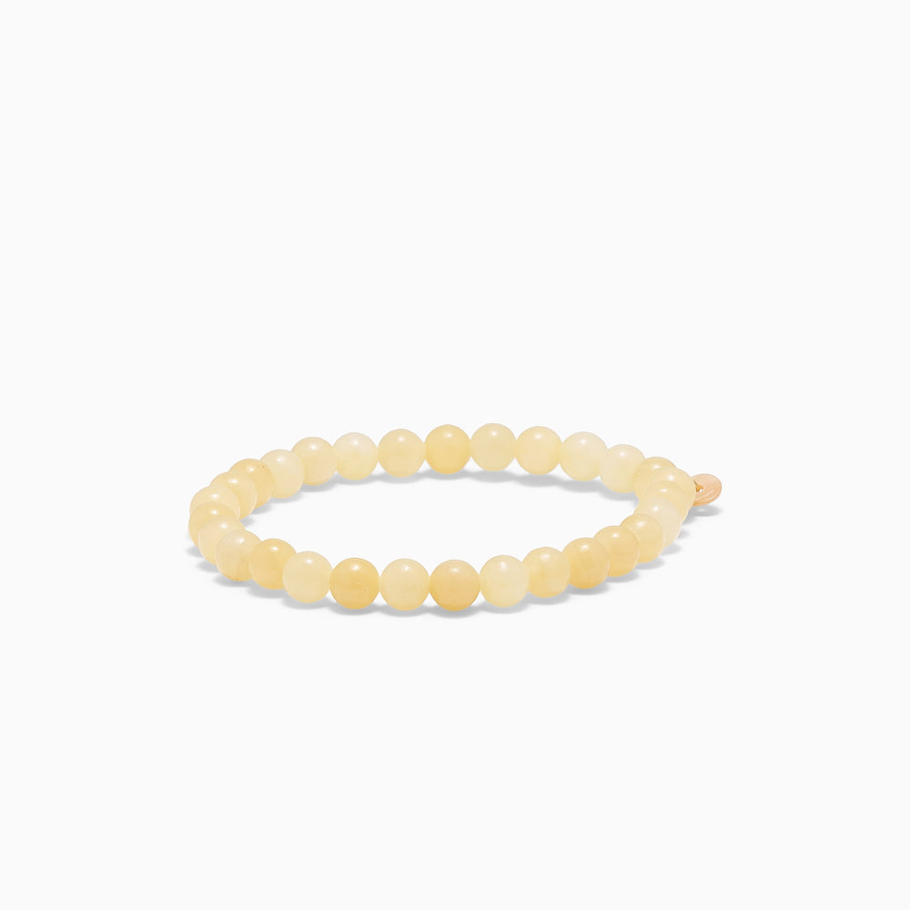 Essential Stretch Bracelet Yellow Jade