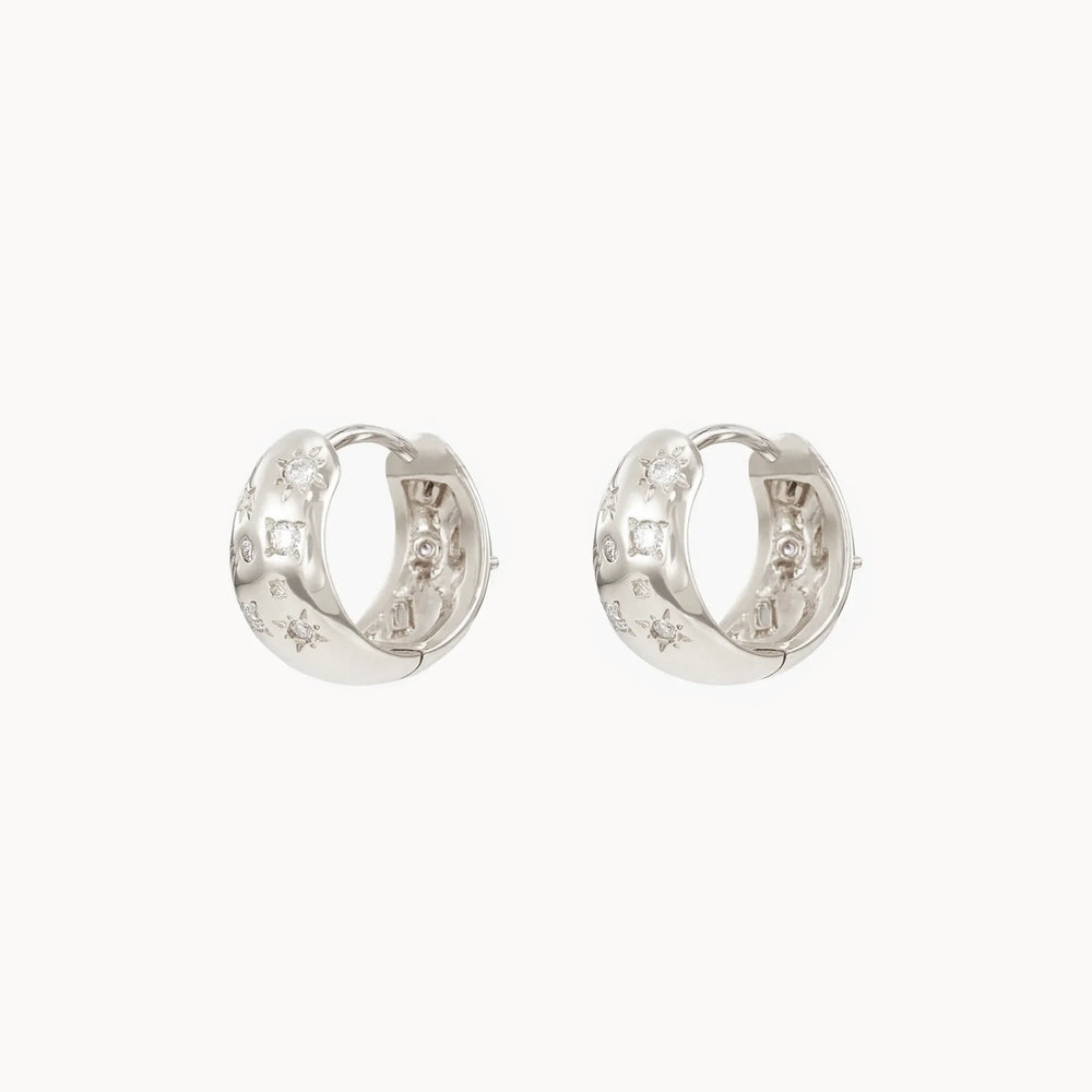 Reversible Chunky Element Hoop Earrings