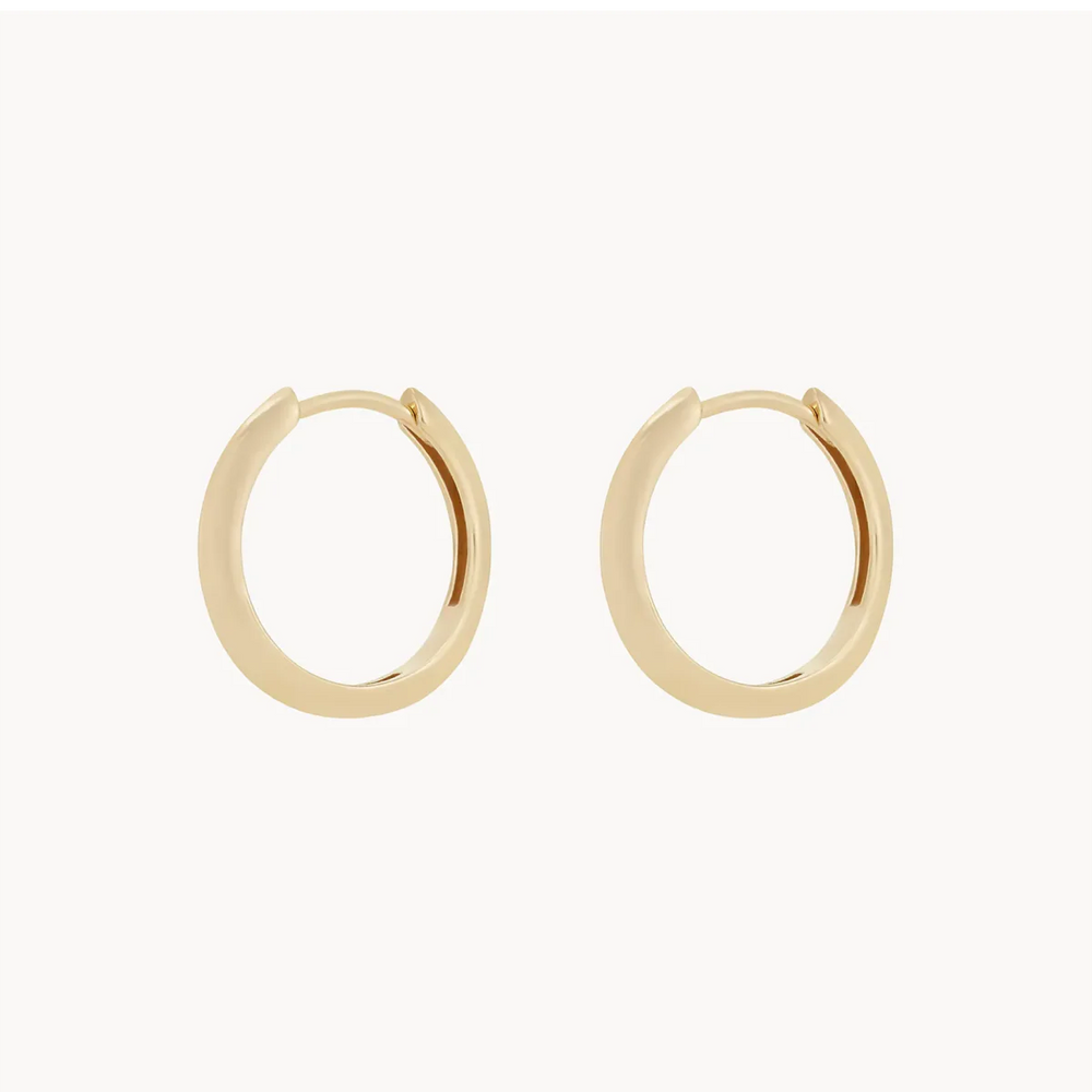 14K The Medium Perfect Everyday Hoops