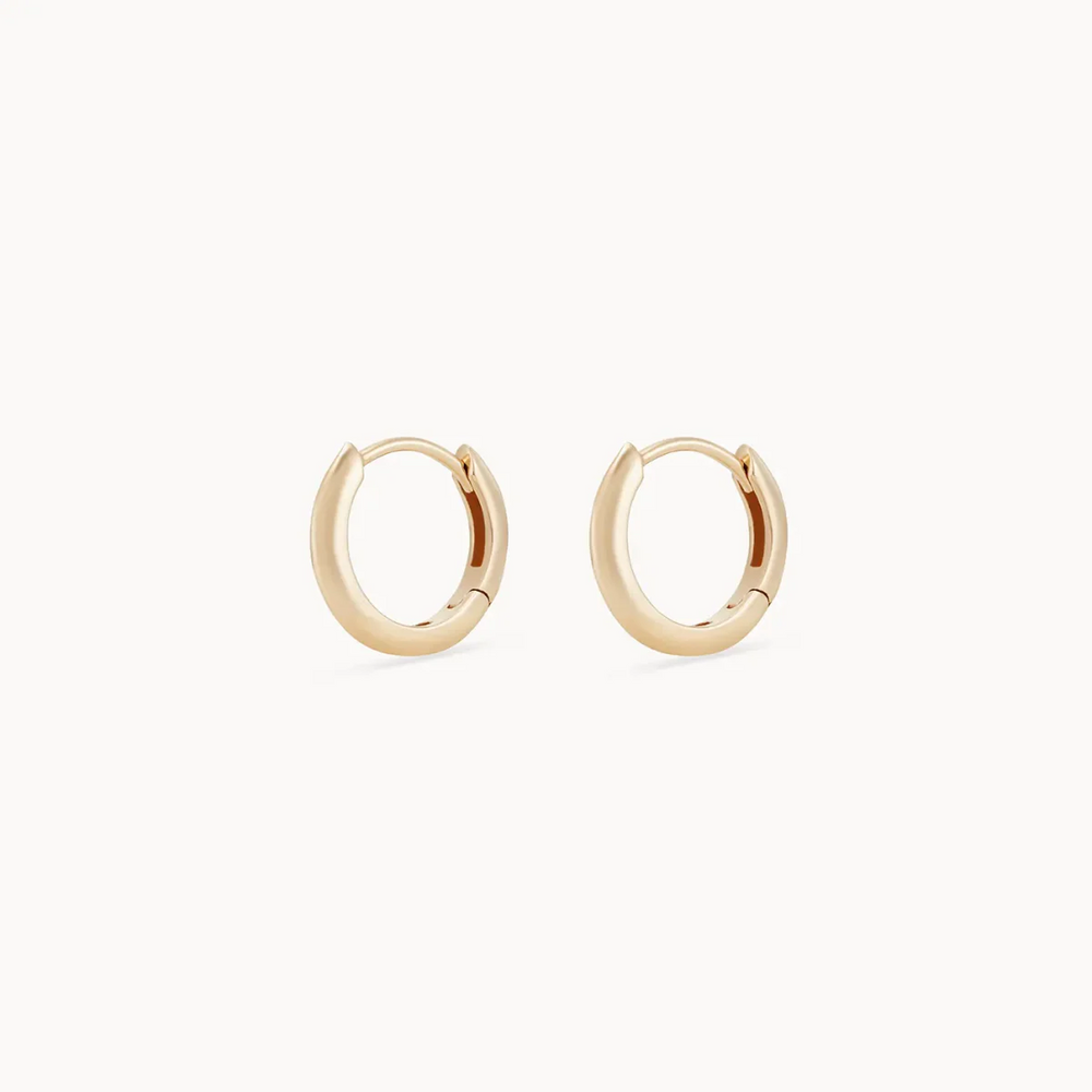 14K The Small Perfect Everyday Hoops