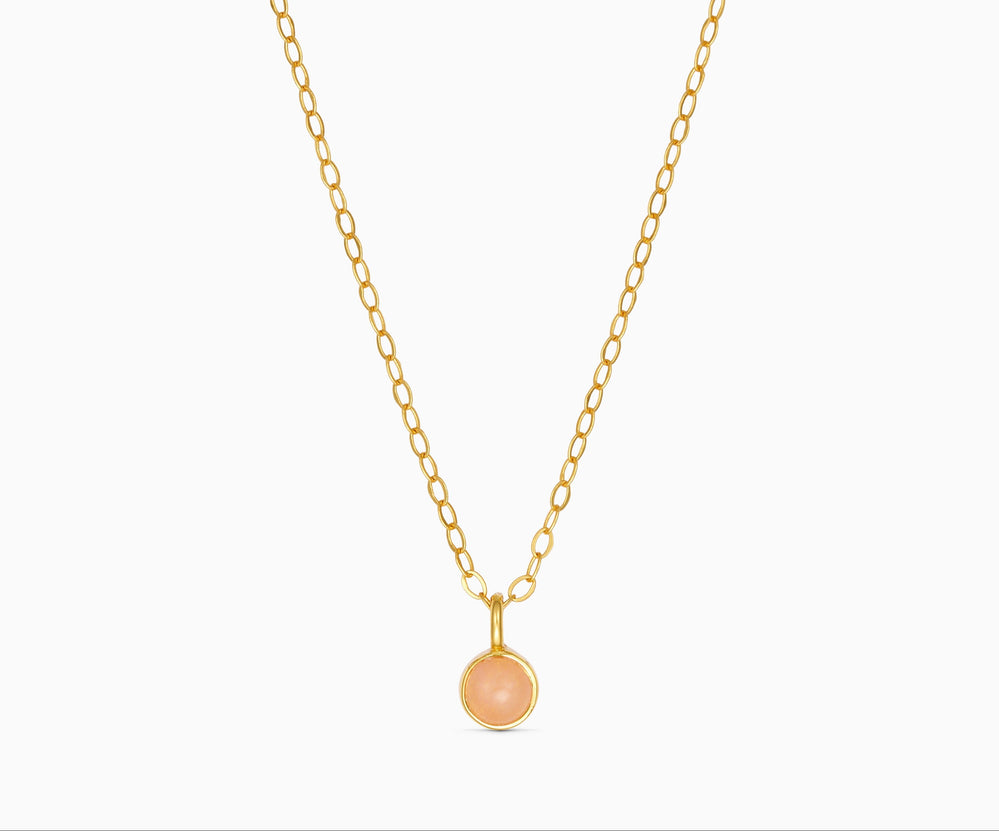 Aya Necklace Rose Quartz