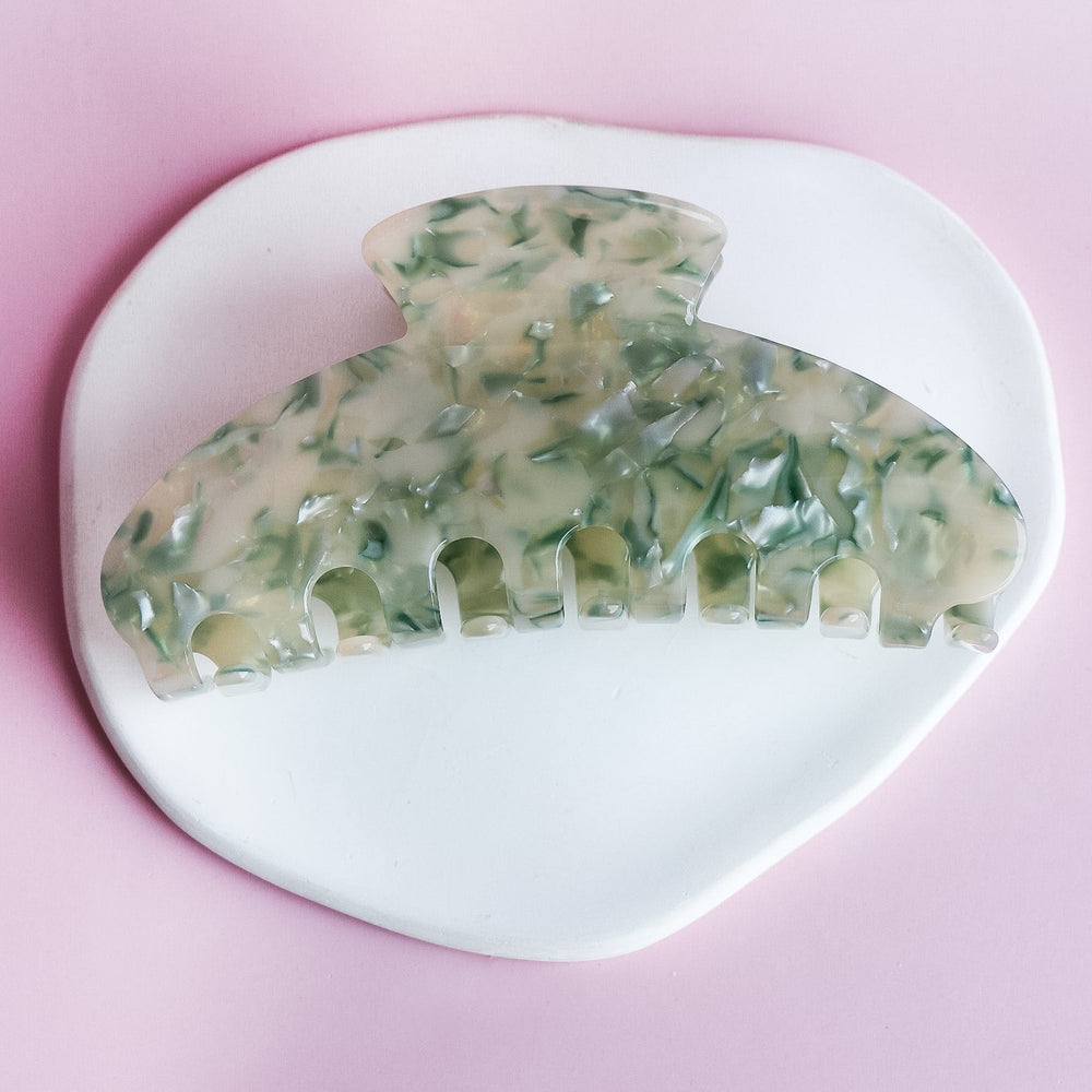 The XL Hair Clip Green