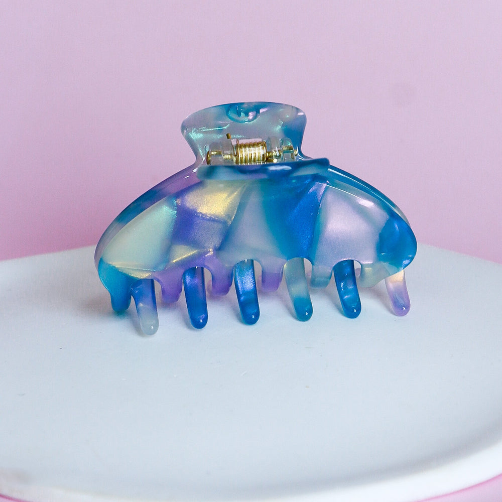 The Nella Hair Clip Aqua