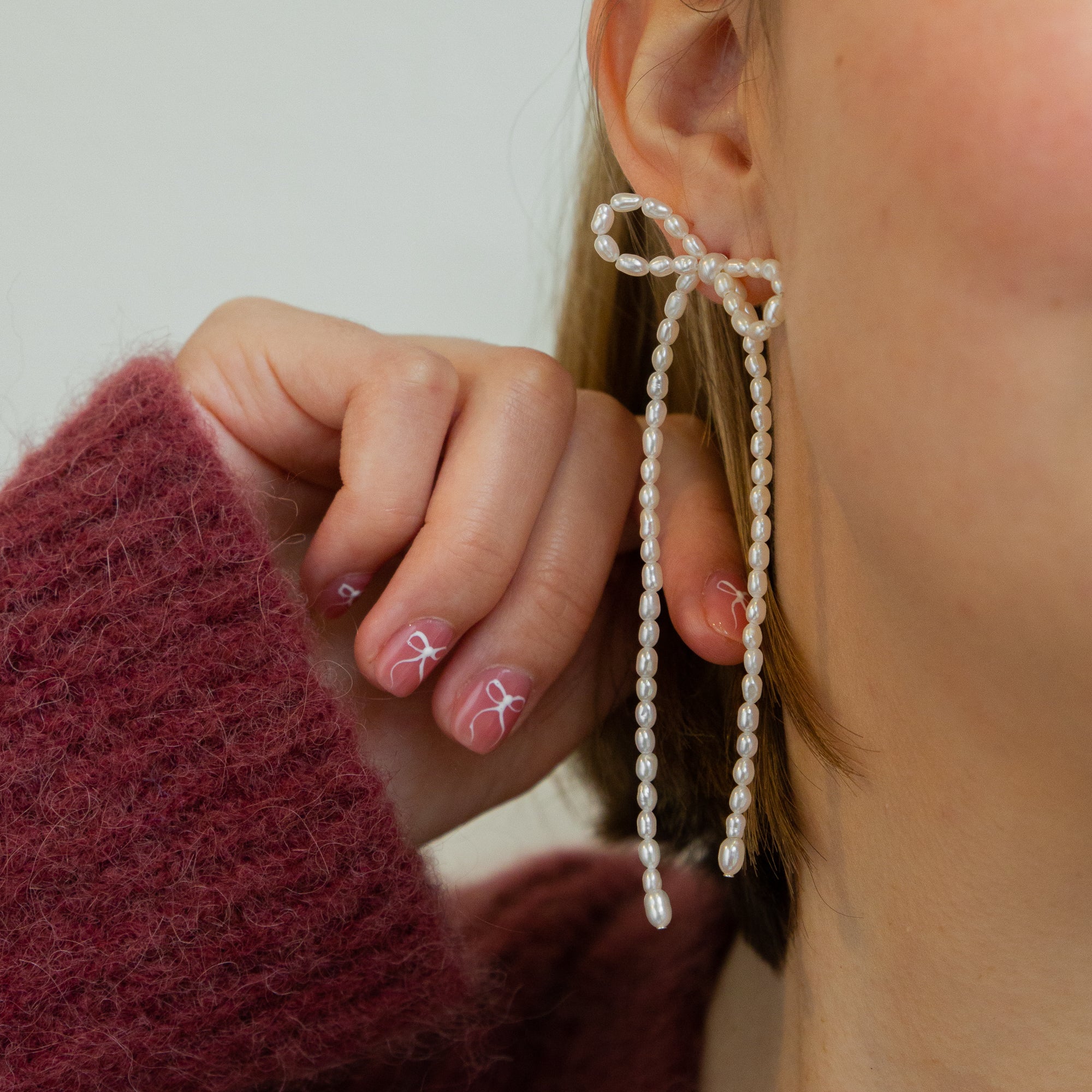 Margot Earrings Pearl