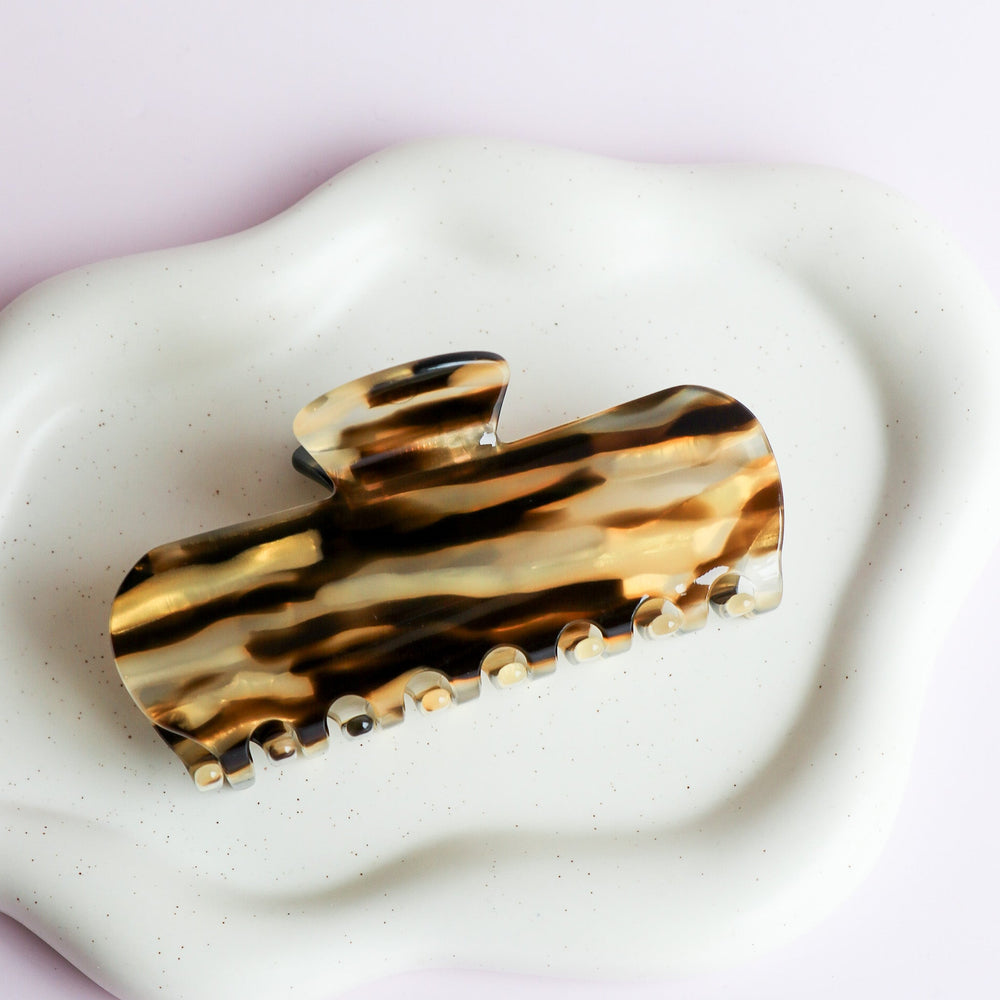 The Dalila Hair Clip Brown Mix