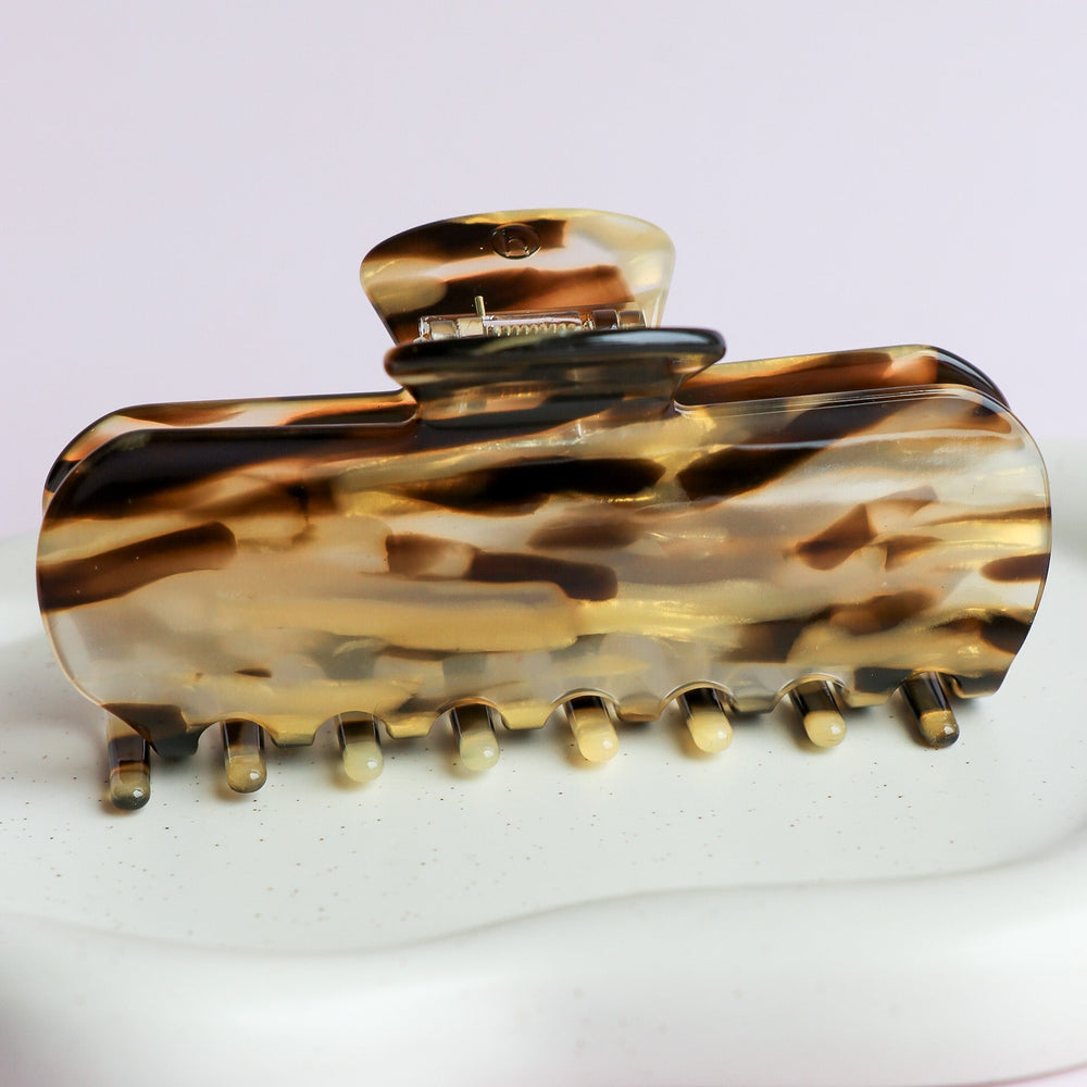 The Dalila Hair Clip Brown Mix