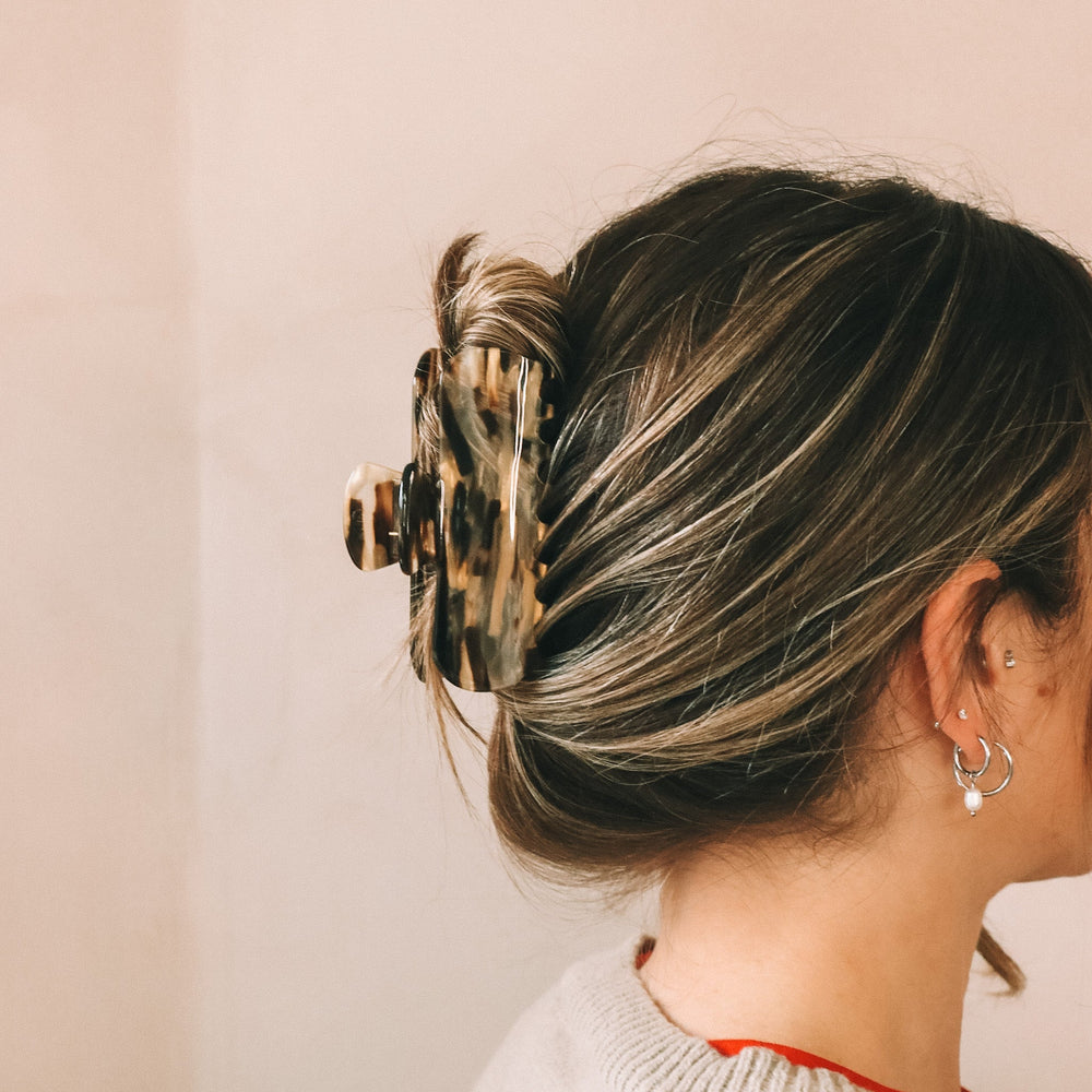 The Dalila Hair Clip Brown Mix