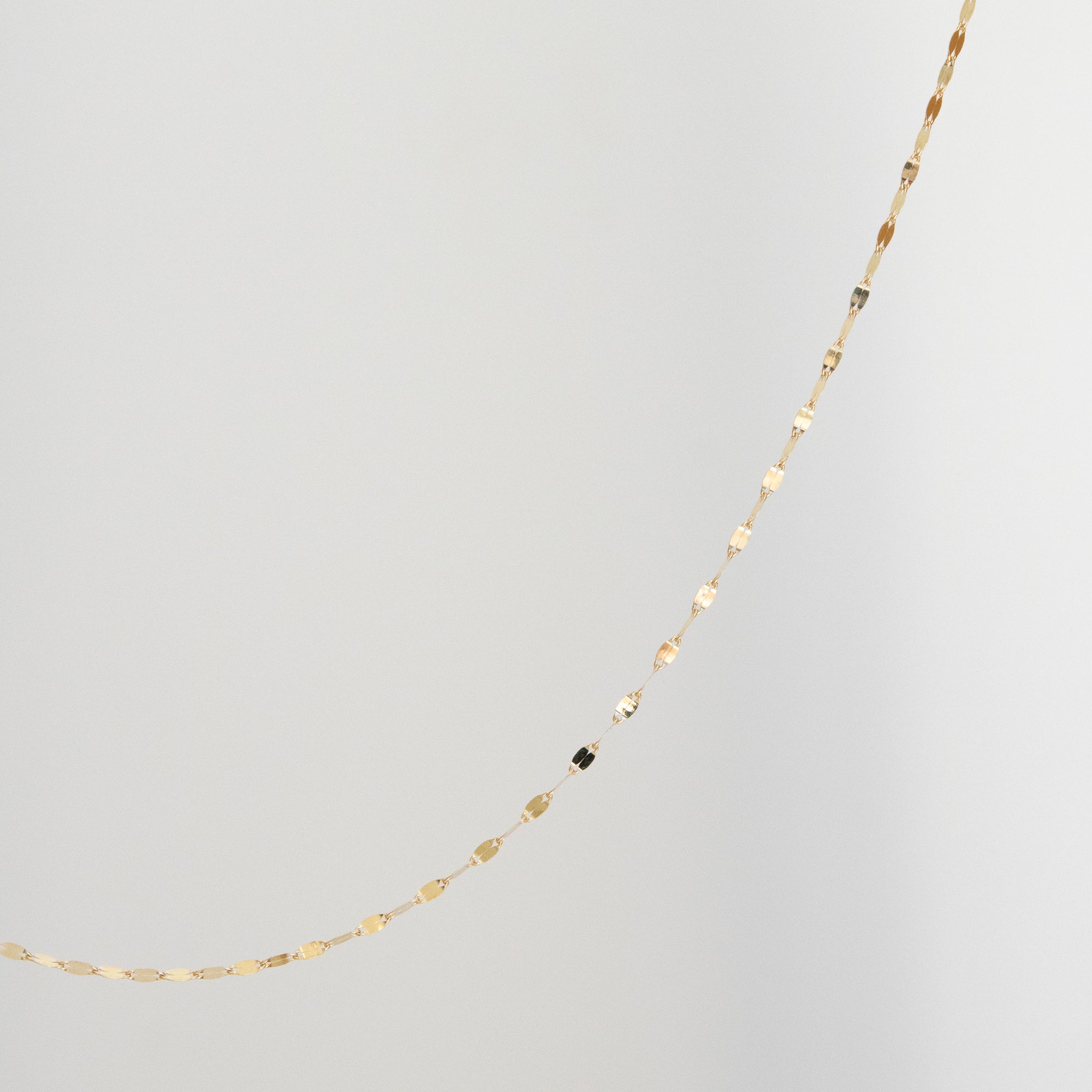 10K Petal Chain Necklace