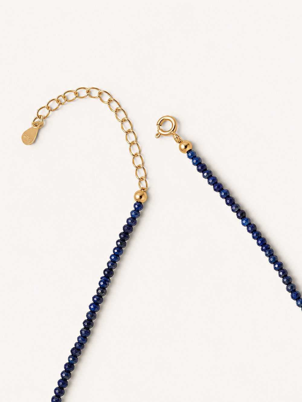 Petite Gemstone Necklace Lapis