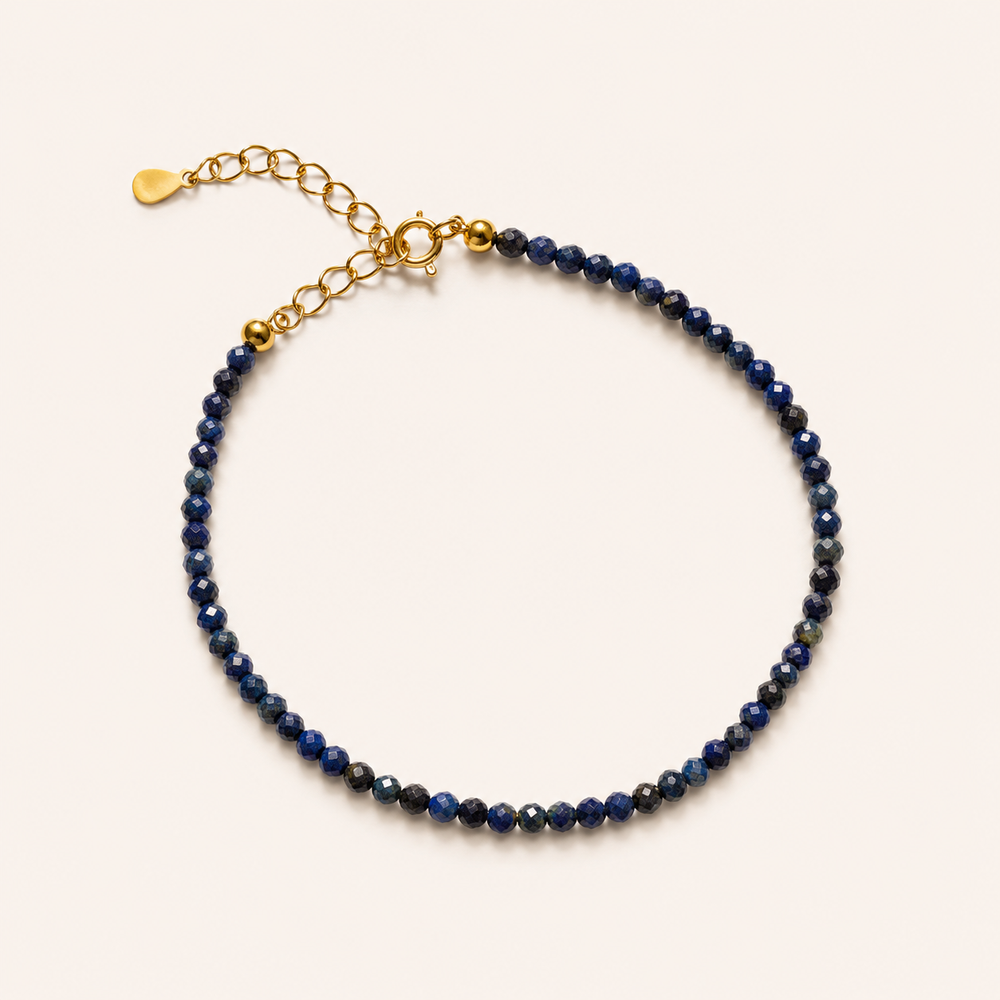 Petite Gemstone Bracelet Lapis