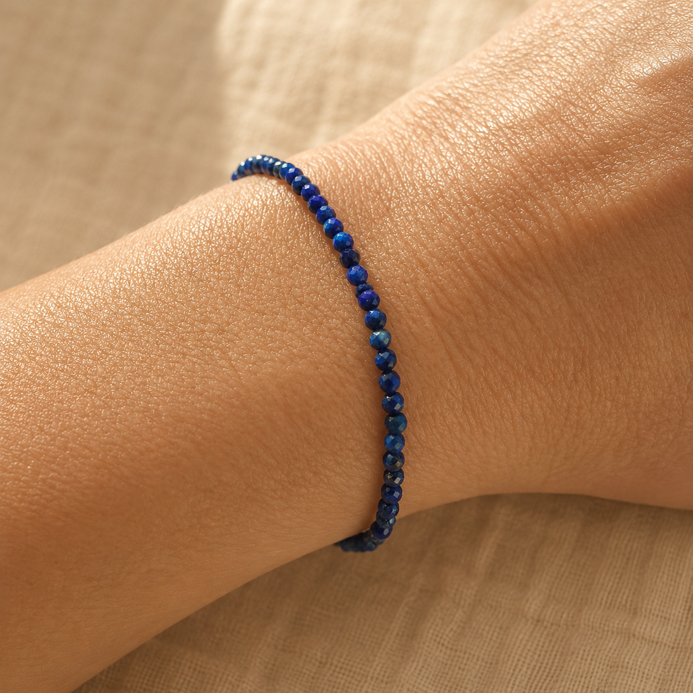 Petite Gemstone Bracelet Lapis