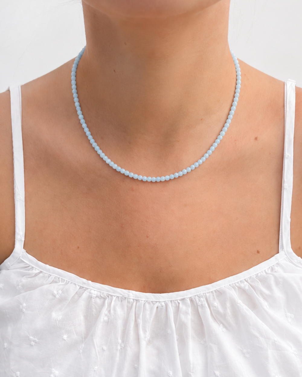 Luna Necklace Aquamarine